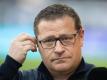 Gladbachs Sportdirektor Max Eberl hofft einen Sieg bei Hertha BSC. Foto: Soeren Stache/dpa-Zentralbild/dpa