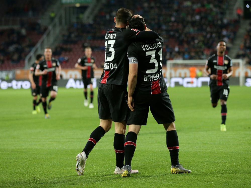 Lucas Alario traf zum entscheidenden 1:0 für Leverkusen