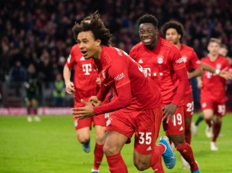 Erneut der gefeierte Mann beim FC Bayern: Sturm-Youngster Joshua Zirkzee. Foto: Matthias Balk/dpa Erneut der gefeierte Mann beim FC Bayern: Sturm-Youngster Joshua Zirkzee. Foto: Matthias Balk/dpa