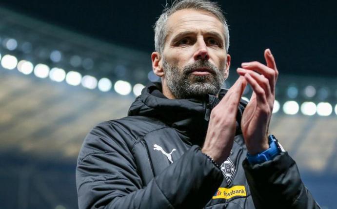 Freut sich über die Ausgeglichenheit der Bundesliga: Gladbach-Coach Marco Rose. Foto: Andreas Gora/dpa