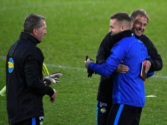 Andreas Köpkes (l.) Kurzzeit-Engagement bei Hertha endet Andreas Köpkes (l.) Kurzzeit-Engagement bei Hertha endet
