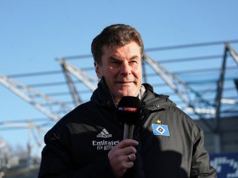 Der Hamburger Trainer Dieter Hecking im Fernsehinterview. Foto: Hasan Bratic/Archivbild Der Hamburger Trainer Dieter Hecking im Fernsehinterview. Foto: Hasan Bratic/Archivbild