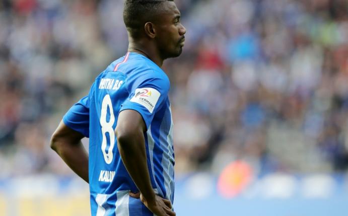 Berlins Stürmer Salomon Kalou steht vor einem Wechsel