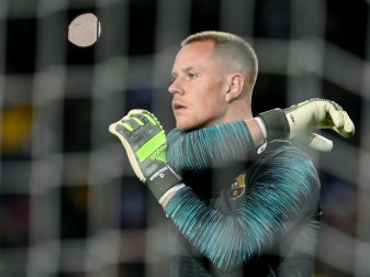 Marc-Andre ter Stegen ist am rechten Knie verletzt Marc-Andre ter Stegen ist am rechten Knie verletzt