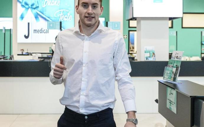 Dejan Kulusevski kommt zum Medizincheck bei Juventus Turin. Foto: Nicolò Campo/LaPresse/AP/dpa