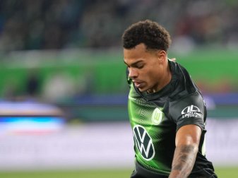 Verlässt den VfL Wolfsburg wieder und geht nach England zurück: Lukas Nmecha. Foto: Peter Steffen/dpa Verlässt den VfL Wolfsburg wieder und geht nach England zurück: Lukas Nmecha. Foto: Peter Steffen/dpa