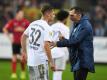 Will beim FC Bayern nicht weiter pendeln: Joshua Kimmich (l). Foto: Patrick Seeger/dpa