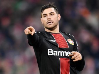 Könnte zum deutschen Kader für die Olympischen Spiele in Tokio gehören: Kevin Volland von Bayer Leverkusen. Foto: Tobias Hase/dpa Könnte zum deutschen Kader für die Olympischen Spiele in Tokio gehören: Kevin Volland von Bayer Leverkusen. Foto: Tobias Hase/dpa