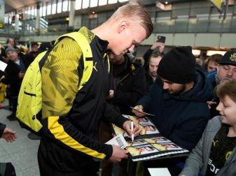 Erling Haaland wechselte von RB Salzburg zu Borussia Dortmund. Foto: David Inderlied/dpa