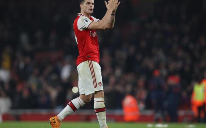 Granit Xhaka spielt unter dem neuen Arsenal-Trainer Mikel Arteta wieder eine große Rolle. Foto: Paul Terry/CSM via ZUMA Wire/dpa