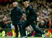 Jürgen Klopp (r) trifft auf Trainerkollege José Mourinho. Foto: Dave Thompson/AP/dpa