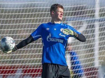 Wechselt im Sommer zum FC Bayern: Schalke-Torwart Alexander Nübel. Foto: Tim Rehbein/dpa Wechselt im Sommer zum FC Bayern: Schalke-Torwart Alexander Nübel. Foto: Tim Rehbein/dpa