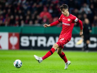 Leverkusens Kai Havertz traf gleich doppel. Foto: Rolf Vennenbernd/dpa