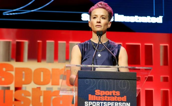 Megan Rapinoe bleibt ihrer Linie treu