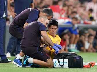 Luis Suarez wird Barca lange fehlen