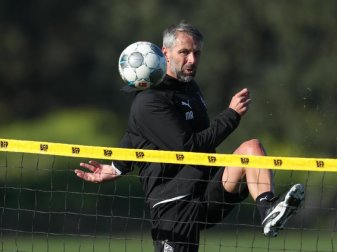 Der Gladbacher Trainer Marco Rose bekam ein Lob vom Bundestrainer. Foto: Friso Gentsch/dpa Der Gladbacher Trainer Marco Rose bekam ein Lob vom Bundestrainer. Foto: Friso Gentsch/dpa
