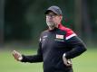 Sieht den 1. FC Union Berlin nicht als Kanonenfutter für die anderen Clubs: Trainer Urs Fischer. Foto: Soeren Stache/dpa