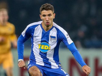 Hertha-Profi Marko Grujic trifft gegen die Bayern auf einen alten Bekannten. Foto: Andreas Gora/dpa Hertha-Profi Marko Grujic trifft gegen die Bayern auf einen alten Bekannten. Foto: Andreas Gora/dpa