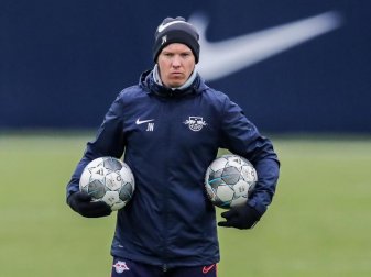Geht mit Leipzig als Tabellenführer in die Rückrunde: RB-Coach Julian Nagelsmann. Foto: Jan Woitas/dpa-Zentralbild/dpa