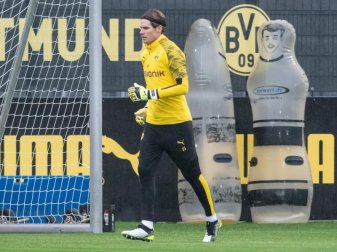 Marwin Hitz ist die Nummer zwei im BVB-Tor. Foto: Bernd Thissen/dpa Marwin Hitz ist die Nummer zwei im BVB-Tor. Foto: Bernd Thissen/dpa