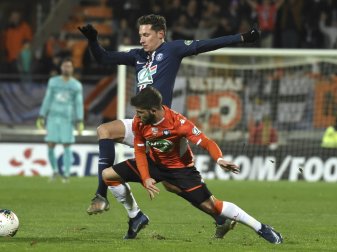 Pokal: Draxler und Paris setzen sich gegen Lorient durch Pokal: Draxler und Paris setzen sich gegen Lorient durch
