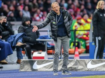 Trainer Jürgen Klinsmann wünscht sich noch einen Neuzugang für die Berliner Offensive. Foto: Andreas Gora/dpa Trainer Jürgen Klinsmann wünscht sich noch einen Neuzugang für die Berliner Offensive. Foto: Andreas Gora/dpa