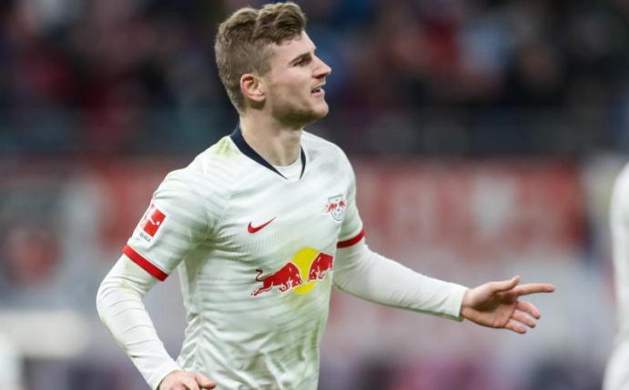 Wird vom FC Barcelona als Suárez-Ersatz in Erwägung gezogen: Leipzigs Timo Werner. Foto: Jan Woitas/dpa-Zentralbild/dpa