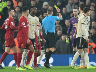 Torhüter David de Gea sah nach Protest die Gelbe Karte