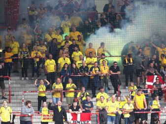 Die Fans von Bröndby IF haben keinen Lust auf Red Bull in ihrem Verein. Foto: Andreas Gora/dpa Die Fans von Bröndby IF haben keinen Lust auf Red Bull in ihrem Verein. Foto: Andreas Gora/dpa