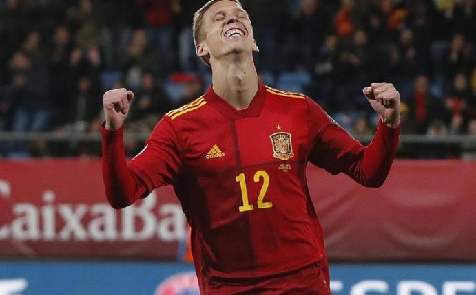 Ist in den Fokus von RB Leipzig gerückt: Der Spanier Dani Olmo. Foto: Miguel Morenatti/AP/dpa