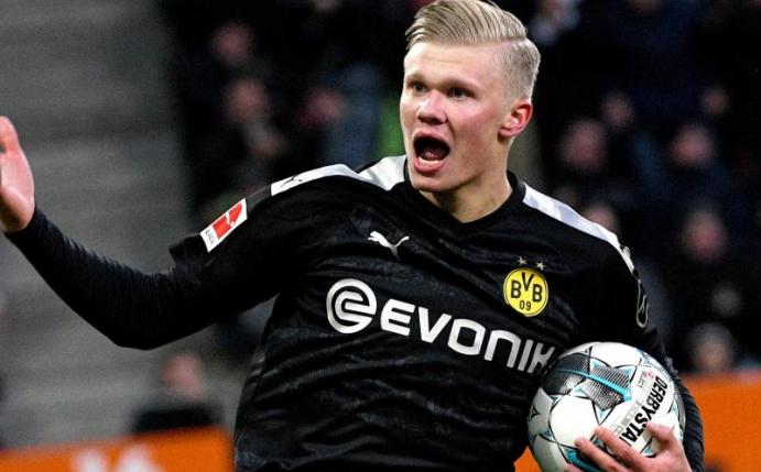 Steht vor seinem Heimdebüt bei Borussia Dortmund: Shootingstar Erling Haaland. Foto: Stefan Puchner/dpa