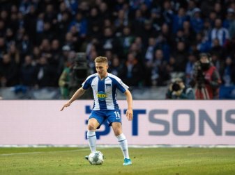 Santiago Ascacibar kam vom VfB Stuttgart zu Hertha BSC. Foto: Soeren Stache/zb/dpa Santiago Ascacibar kam vom VfB Stuttgart zu Hertha BSC. Foto: Soeren Stache/zb/dpa