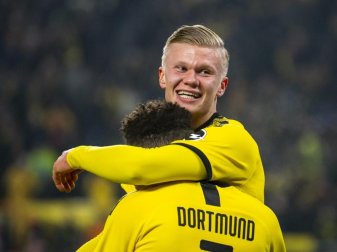 BVB-Stürmer Erling Haaland erzielte in zwei Teilzeit-Einsätzen fünf Tore. Foto: Bernd Thissen/dpa BVB-Stürmer Erling Haaland erzielte in zwei Teilzeit-Einsätzen fünf Tore. Foto: Bernd Thissen/dpa