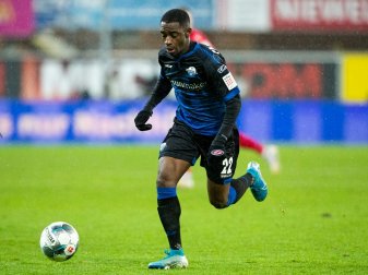 Antwi-Adjei brachte Paderborn mit seinem Tor in Führung Antwi-Adjei brachte Paderborn mit seinem Tor in Führung