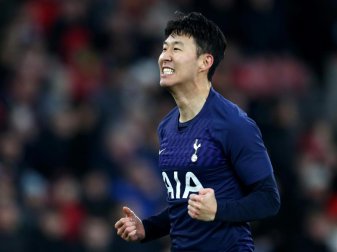 Heung-Min Son hatte die Spurs in Führung geschossen. Foto: Steven Paston/PA Wire/dpa Heung-Min Son hatte die Spurs in Führung geschossen. Foto: Steven Paston/PA Wire/dpa