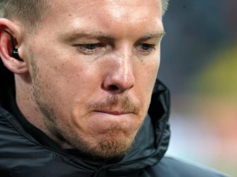 Trainer Julian Nagelsmann war nach der Leipziger Niederlage bedient. Foto: Thomas Frey/dpa Trainer Julian Nagelsmann war nach der Leipziger Niederlage bedient. Foto: Thomas Frey/dpa
