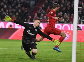 Schalke-Torwart Markus Schubert kassierte fünf Treffer gegen den FC Bayern München. Foto: Angelika Warmuth/dpa Schalke-Torwart Markus Schubert kassierte fünf Treffer gegen den FC Bayern München. Foto: Angelika Warmuth/dpa