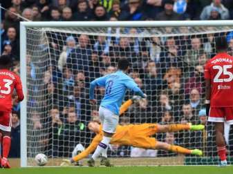 Der deutsche Nationalspieler Ilkay Gündogan (M) erzielte den Treffer zum 1:0. Foto: Mike Egerton/PA Wire/dpa Der deutsche Nationalspieler Ilkay Gündogan (M) erzielte den Treffer zum 1:0. Foto: Mike Egerton/PA Wire/dpa