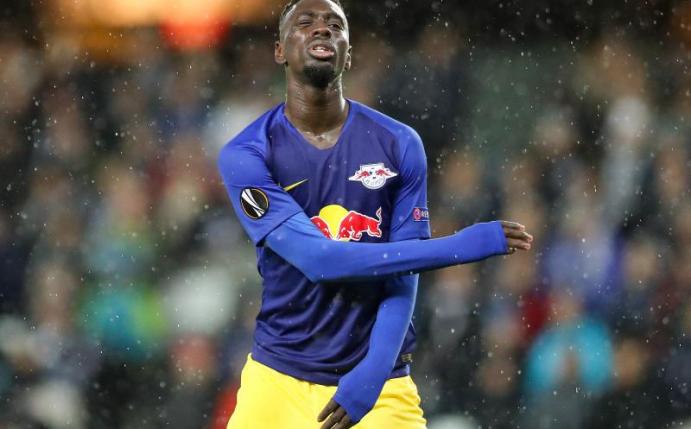 Verlässt RB Leipzig Richtung England: Jean-Kévin Augustin. Foto: Jan Woitas/zb/dpa