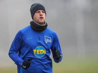 Arne Maier würde die Hertha gerne verlassen. Foto: Andreas Gora/dpa