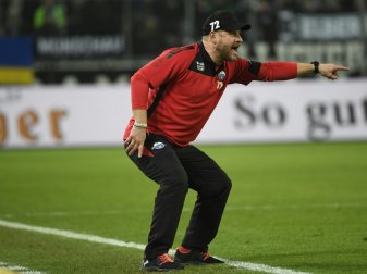 Steffen Baumgart ist am Spielfeldrand gerne laut