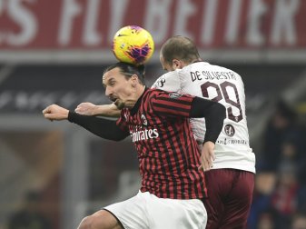 Ibrahimovic (vorne) machte alles klar Ibrahimovic (vorne) machte alles klar