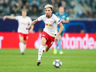 Leipzigs Kevin Kampl hat immer noch Schmerzen im operierten Sprunggelenk. Foto: Jan Woitas/dpa-Zentralbild/dpa