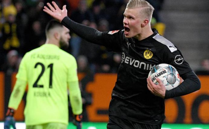 Stürmer Erling Haaland feierte beim BVB einen großartigen Einstand. Foto: Stefan Puchner/dpa