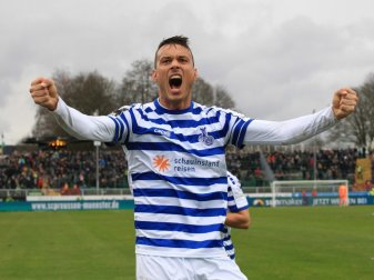 Petar Sliskovic traf zum 1:0 für Duisburg Petar Sliskovic traf zum 1:0 für Duisburg