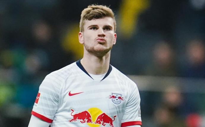 Leipzigs Timo Werner macht sich derzeit keine Gedanken über seine Zukunft. Foto: Uwe Anspach/dpa