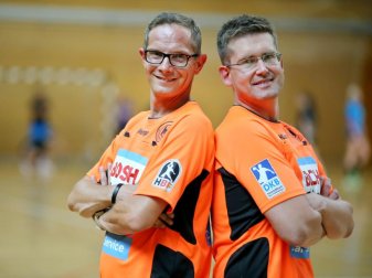 Ein erfahrenes Gespann: Marcus Helbig (l) und Lars Geipel. Foto: Jan Woitas/dpa-Zentralbild/dpa Ein erfahrenes Gespann: Marcus Helbig (l) und Lars Geipel. Foto: Jan Woitas/dpa-Zentralbild/dpa