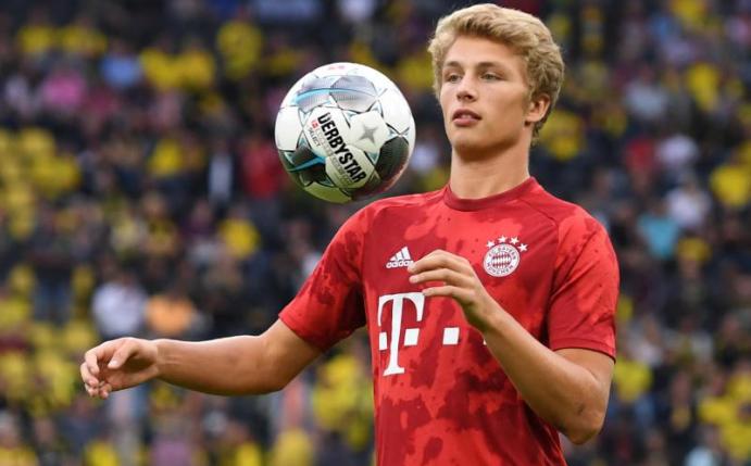Wird in dieser Saison nicht mehr in der Königsklasse zum Einsatz kommen: Bayern-Youngster Fiete Arp. Foto: Marius Becker/dpa