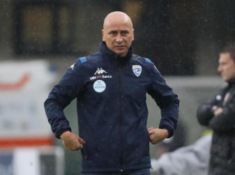 Wurde binnen drei Monaten zum zweiten Mal als Trainer von Brescia Calcio entlassen: Eugenio Corini. Foto: Simone Venezia/ANSA/AP/dpa Wurde binnen drei Monaten zum zweiten Mal als Trainer von Brescia Calcio entlassen: Eugenio Corini. Foto: Simone Venezia/ANSA/AP/dpa