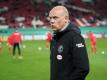 Glaubt an den Klassenerhalt von Fortuna Düsseldorf: Trainer Uwe Rösler. Foto: Thomas Frey/dpa